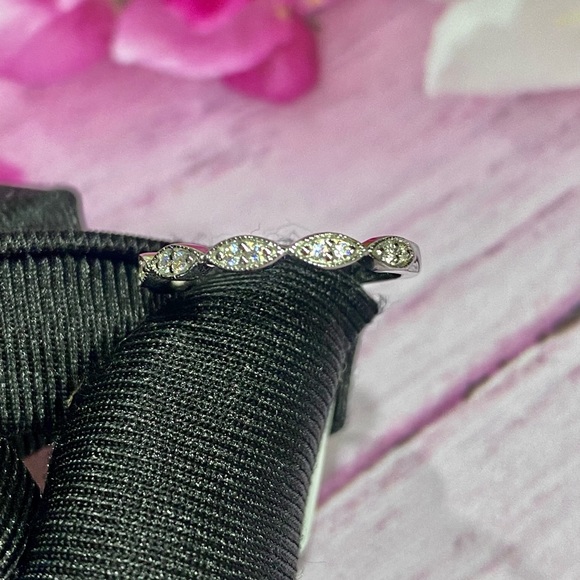 Moissanite ring set with certificate - Picture 12 of 15